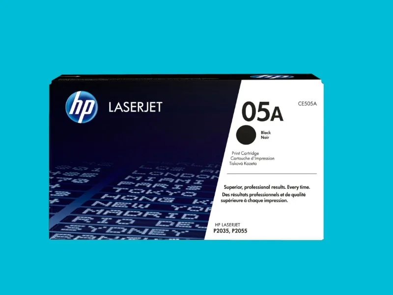 HP 05A Black LaserJet Toner Cartridge (CE505A)