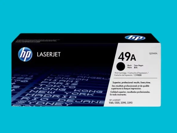 HP 49A Black Original LaserJet Toner Cartridge (Q5949A)