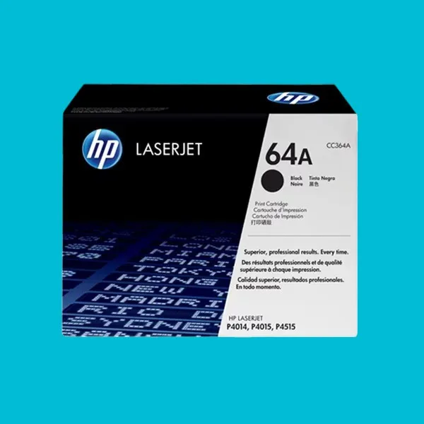 HP 64A Black Original LaserJet Toner Cartridge (CC364A)