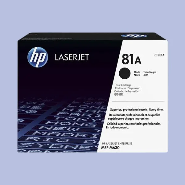 HP 81A Black Original LaserJet Toner Cartridge (CF281A)