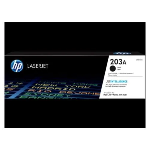 HP 203A Black Original LaserJet Toner Cartridge (CF540A)