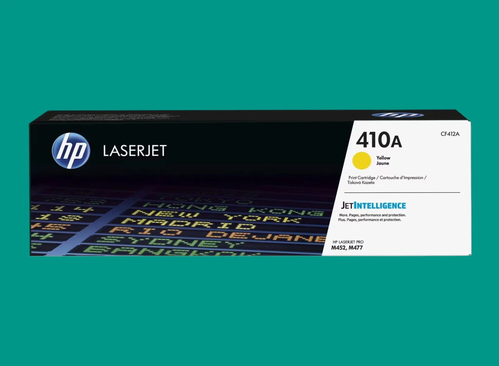 HP 410A Yellow Original LaserJet Toner Cartridge (CF412A)