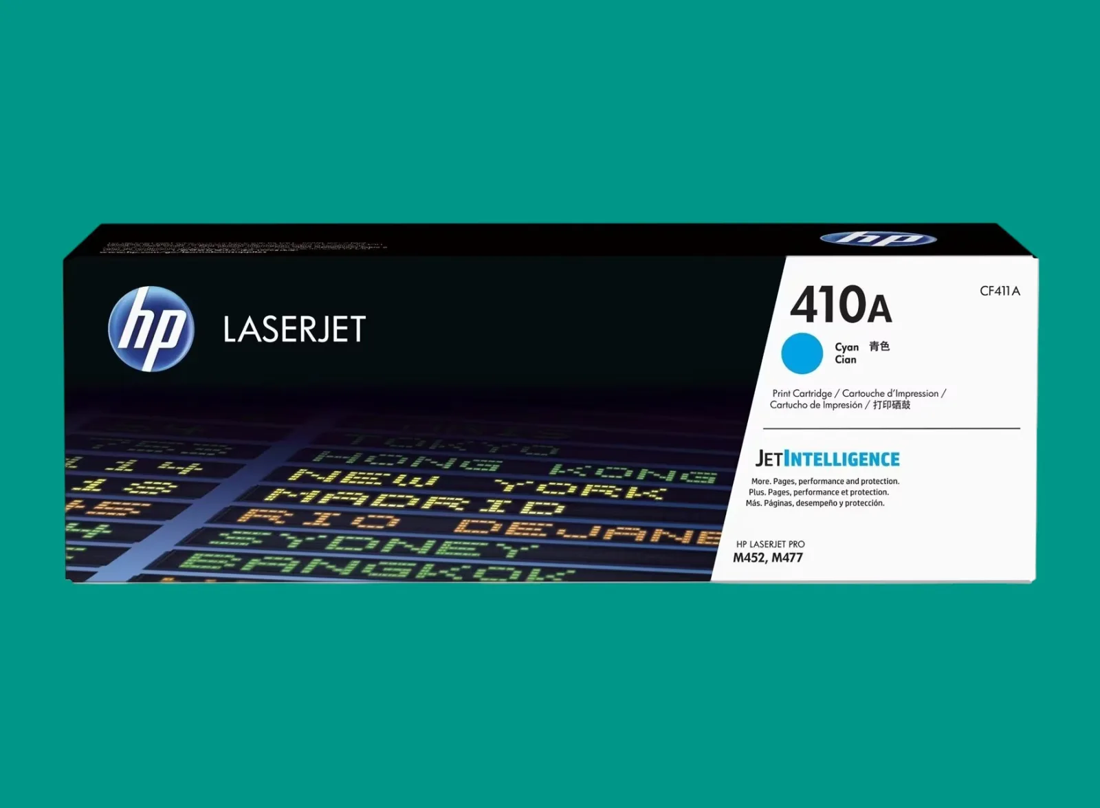 HP 410A Cyan Original LaserJet Toner Cartridge (CF411A)
