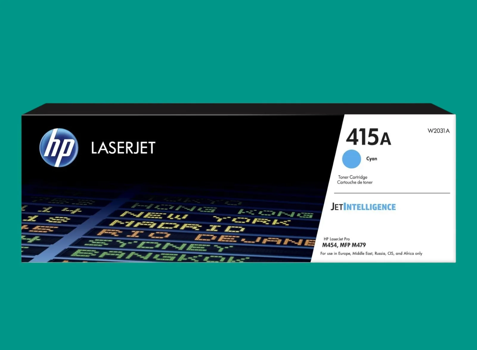 HP 415A Cyan Original LaserJet Toner Cartridge (W2031A)