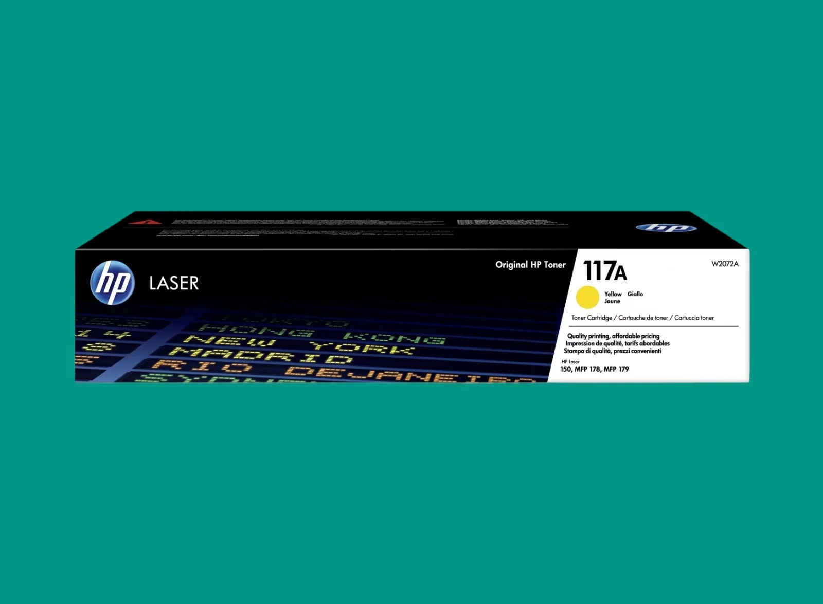 HP 117A Yellow Original Laser Toner Cartridge (W2072A)