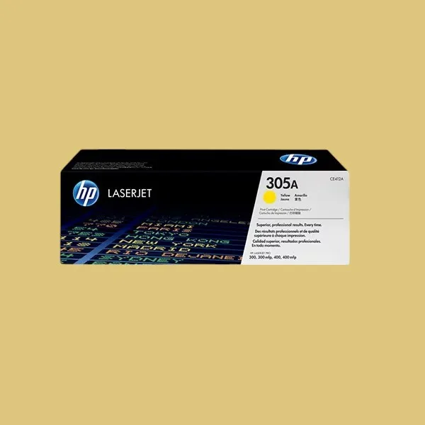 HP 305A Yellow Original LaserJet Toner Cartridge (CE412A)