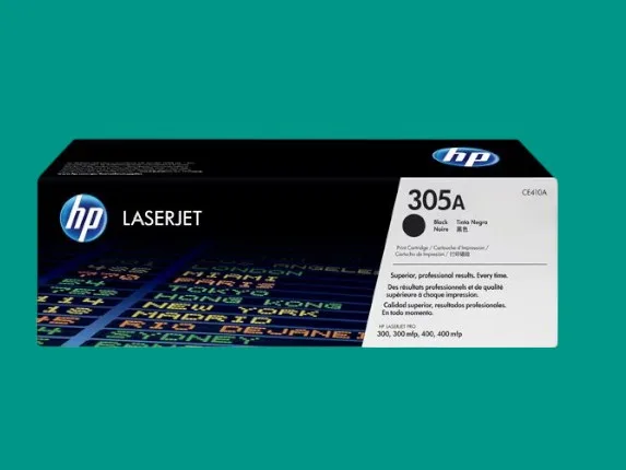 HP 305A Black Toner Cartridge (CE410A)