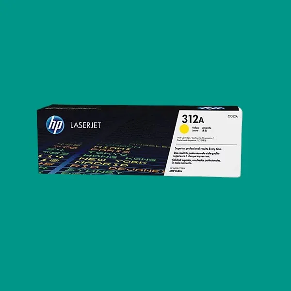 HP 312A Yellow Original LaserJet Toner Cartridge (CF382A)