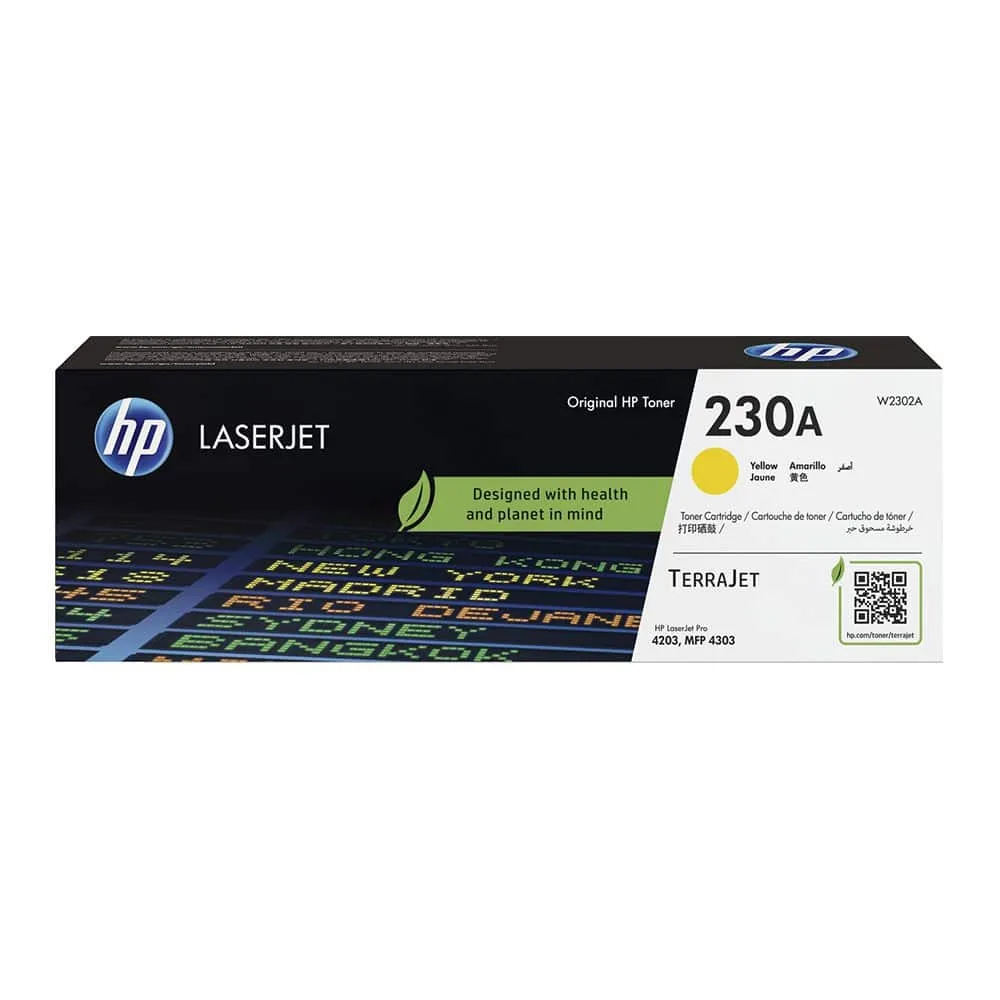 HP 230A Yellow Original LaserJet Toner Cartridge (W2302A)