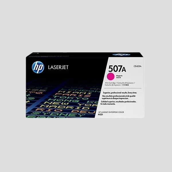 HP 507A Magenta Original LaserJet Toner Cartridge (CE403A)