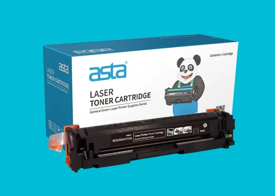 Asta HP 415A Black Original LaserJet Toner Cartridge (W2030A)