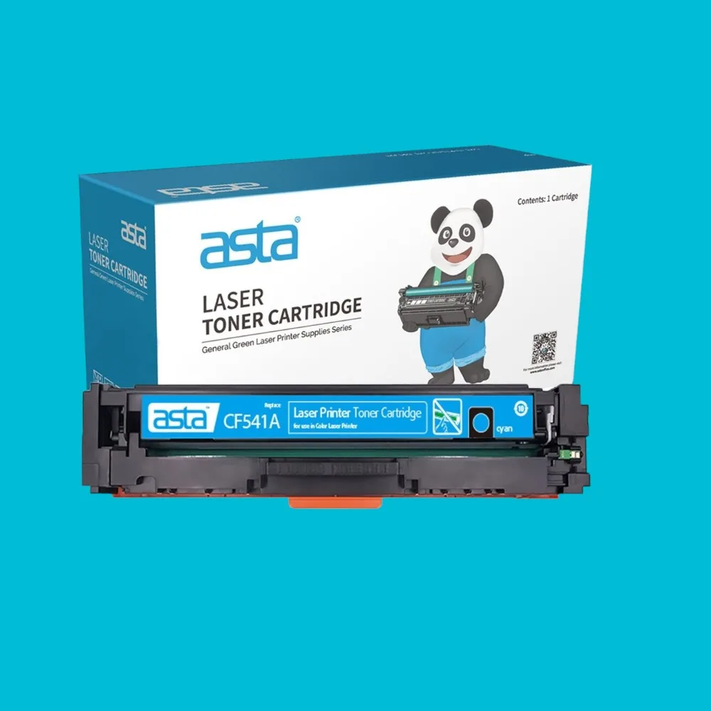 Asta HP 203A Cyan Original LaserJet Toner Cartridge (CF541A)