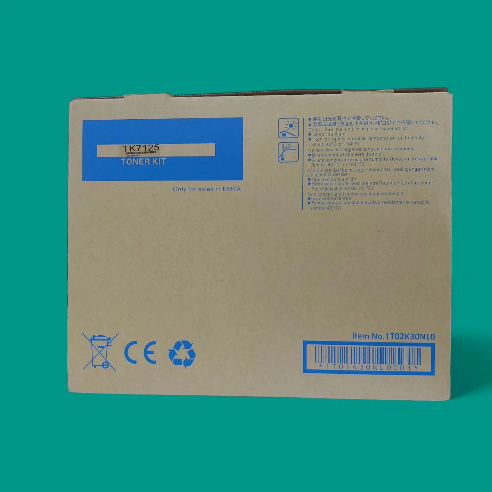 Kyocera TK-7125 Black Toner Cartridge