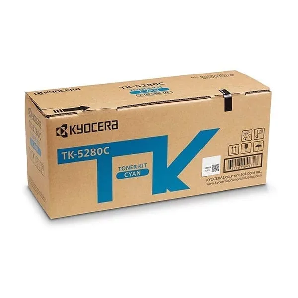 Kyocera TK-5280C Cyan Toner Cartridge (11,000 Pages)