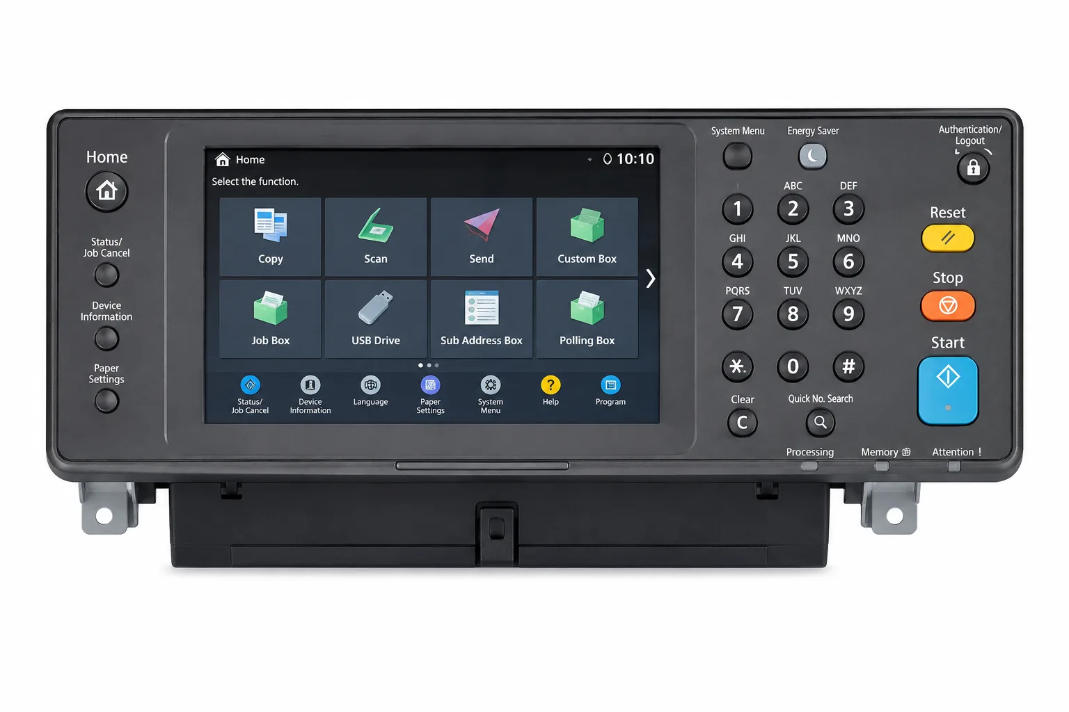 Kyocera TASKalfa 3010i / 3510i Control Panel (Operation Panel Assembly)