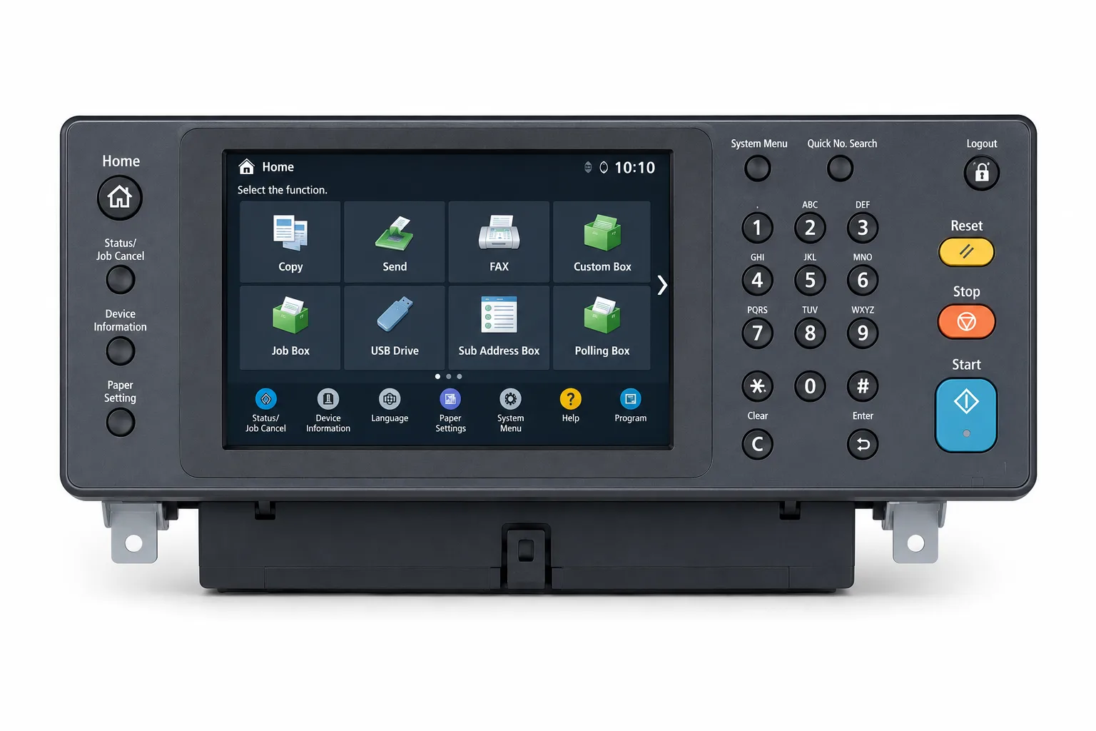 Kyocera ECOSYS TA300i Control Panel Assembly