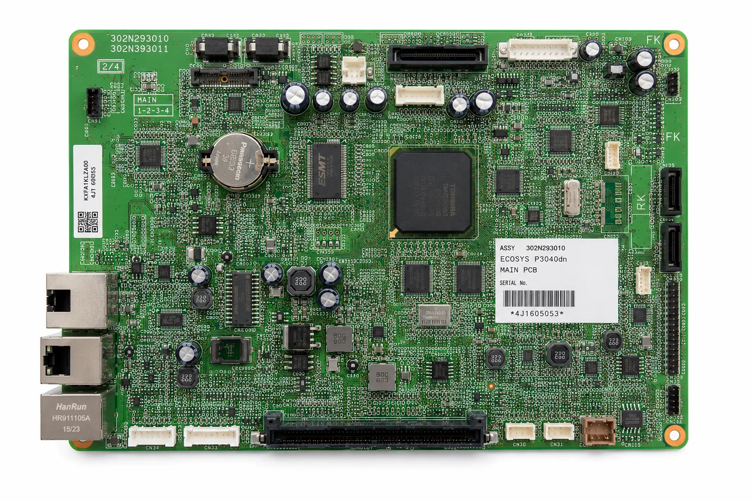Kyocera TASKalfa 1800 Main Board (Engine Control PCB)