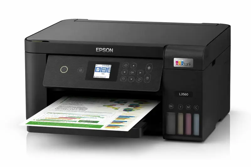 Epson EcoTank L3560 Wireless All-in-One Ink Tank Printer with LCD Screen