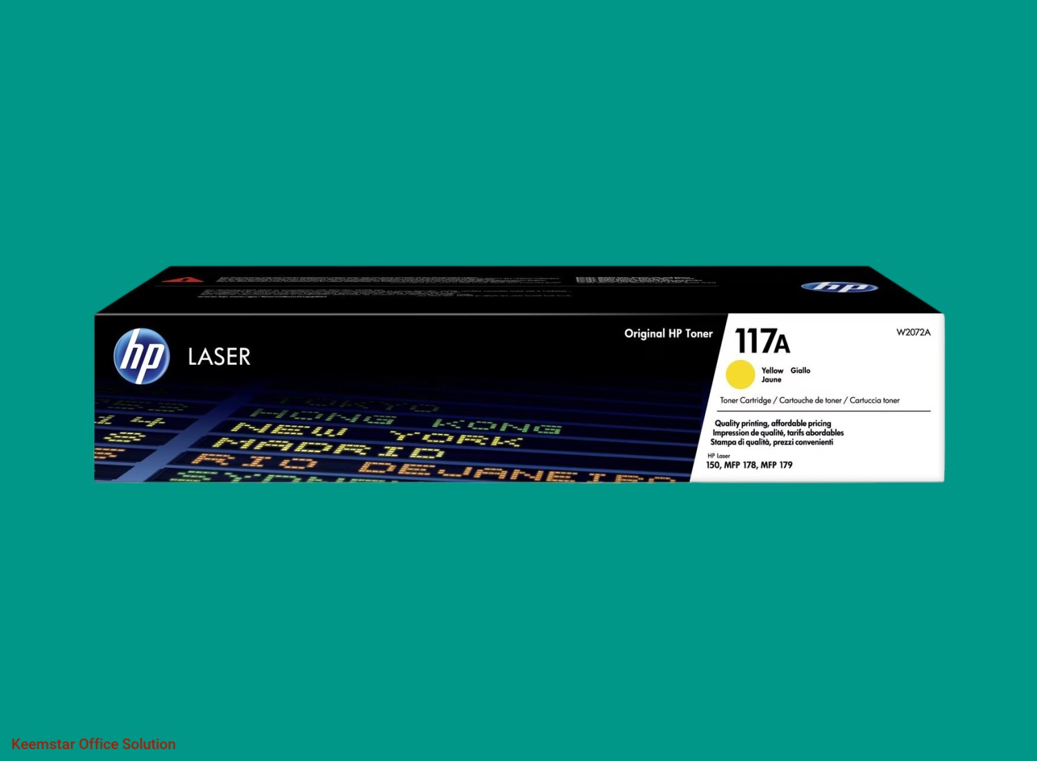 HP 117A Yellow Toner Cartridge | High-Quality Print | Compatible with HP Color Laser Printers