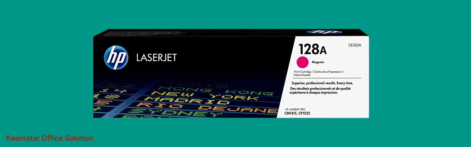 Original HP 128A Magenta Toner Cartridge (CE323A) – High Quality, Reliable Performance, Vibrant Color Prints