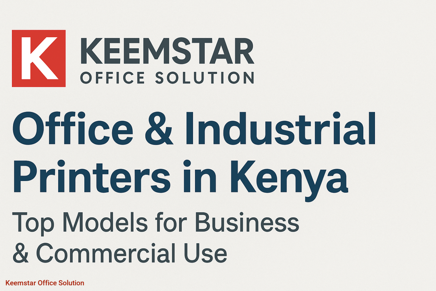 Office & Industrial Printers