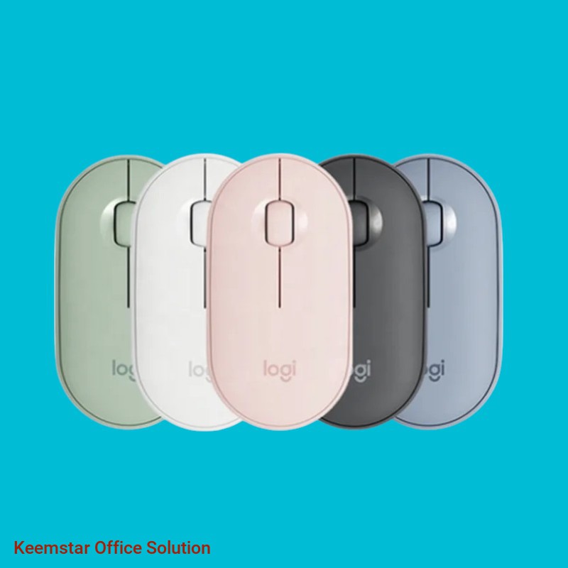 Logitech Pebble M350 Pink Bluetooth Mouse - Silent, Slim & Stylish