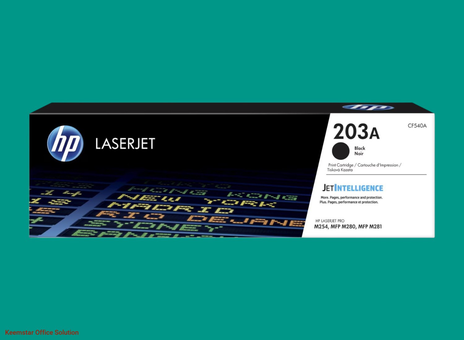 Original HP 203A Black Toner Cartridge | High-Yield | CF540A