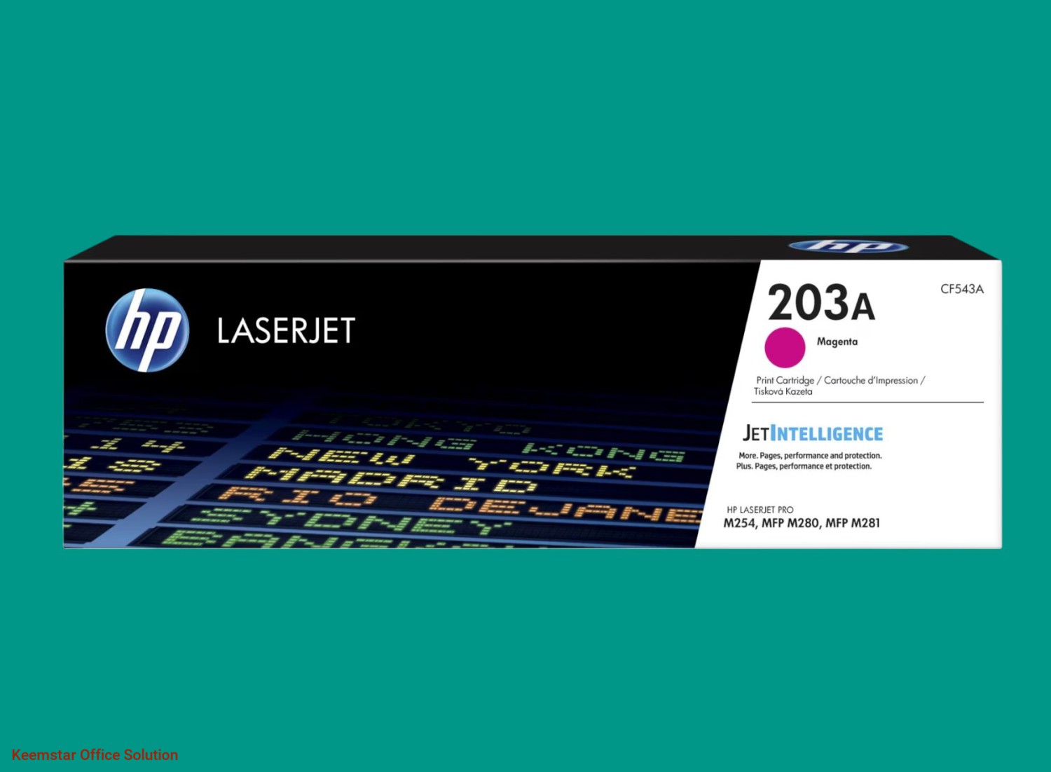 ✅ Original HP 203A Magenta Toner Cartridge (CF543A) - High-Quality Printing for LaserJet Pro Printers